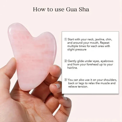 Premium Jade Roller and Gua Sha Set for Facial Beauty - Resin Massager for Face, Eyes, Neck - Reduce Fine Lines and Wrinkles