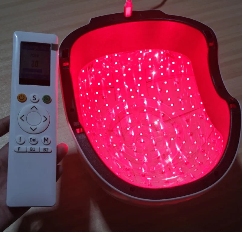 Anti Hair Loss & Scalp Care Hat, 6750mW High Power Light Therapy Cap, 210 LED 90 Laser 650/660nm for Fast Hair Growth Regrowth