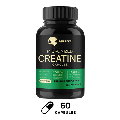 Micronized Creatine - Suitable for Muscle, Strength, Energy, and Recovery, Improve Athletic Performance