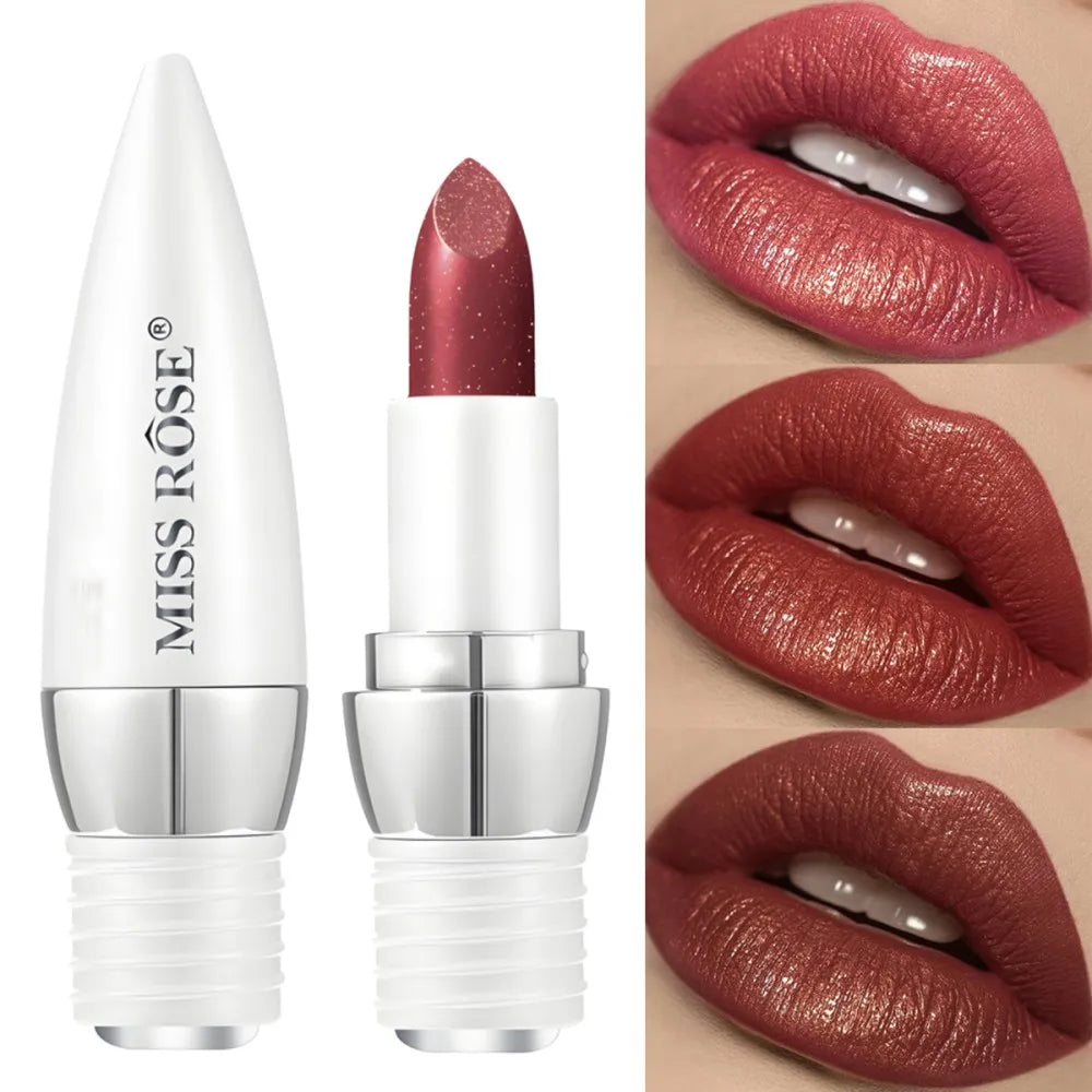 6-Color Matte Moisturizing Lipstick Without Filling Cup Long Hanging Velvet Finish Smooth Matte Lip Color Waterproof