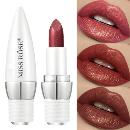 6-Color Matte Moisturizing Lipstick Without Filling Cup Long Hanging Velvet Finish Smooth Matte Lip Color Waterproof