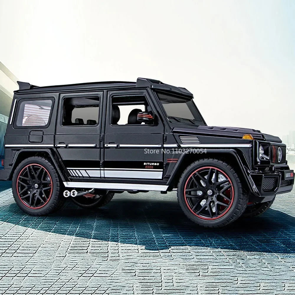 G800 Model Car 1:18 Alloy Diecast Metal Off-Road Vehicles Collection With Sound & Light Toy Cars Gift Series