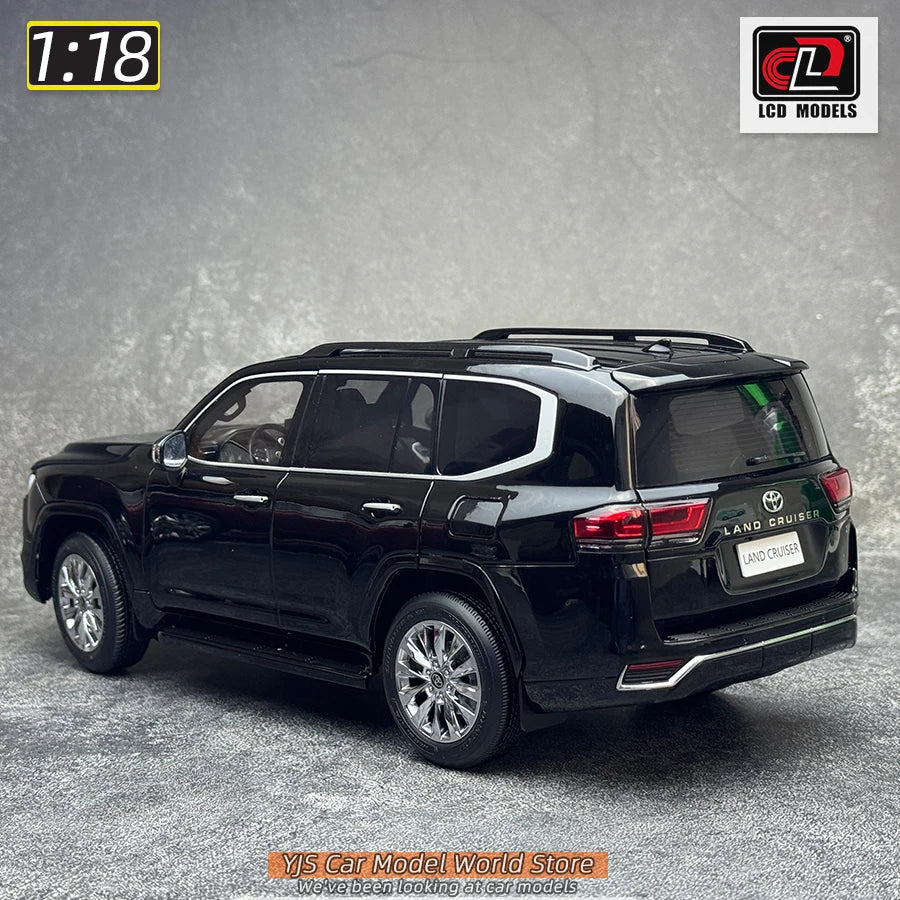 LCD Diecast model 1/18 scale Land Cruiser LC300 ZX SUV Metal car model Static display collection holiday gifts