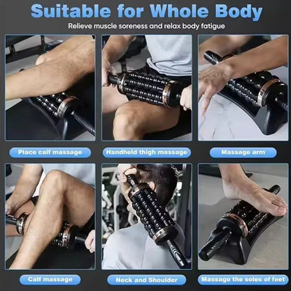 Hand Held Massager Relax Stress Massager for Muscle Rolling Percussive Massager Powered Muscle Roller Massager Whole Body Relax