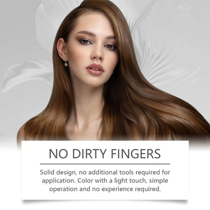 Waterproof Hair Dye Stick Quick Cover Gray White Hair Root Repair Black Brown Natural Hair Coloring Stick Easy Hairline Styling