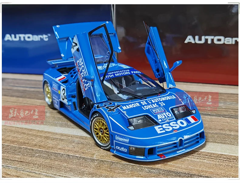 AUTOART Bugatti EB110 24HR Le Mans Racing 1994 #34 1:18 Car model Collection Display gift Static Ornament Collection