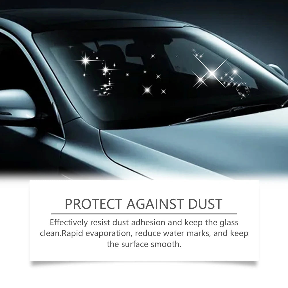 F1204 Car Windshield Oil Film Remover, Windshield Refurbisher, Stain Remover And Cleaning Brush