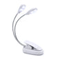 Music Stand Light, Clip on LED Book Lights, USB and AAA Battery Operated, Reading Lamp in Bed, 4 Brightness Levels, Ideal for Bo