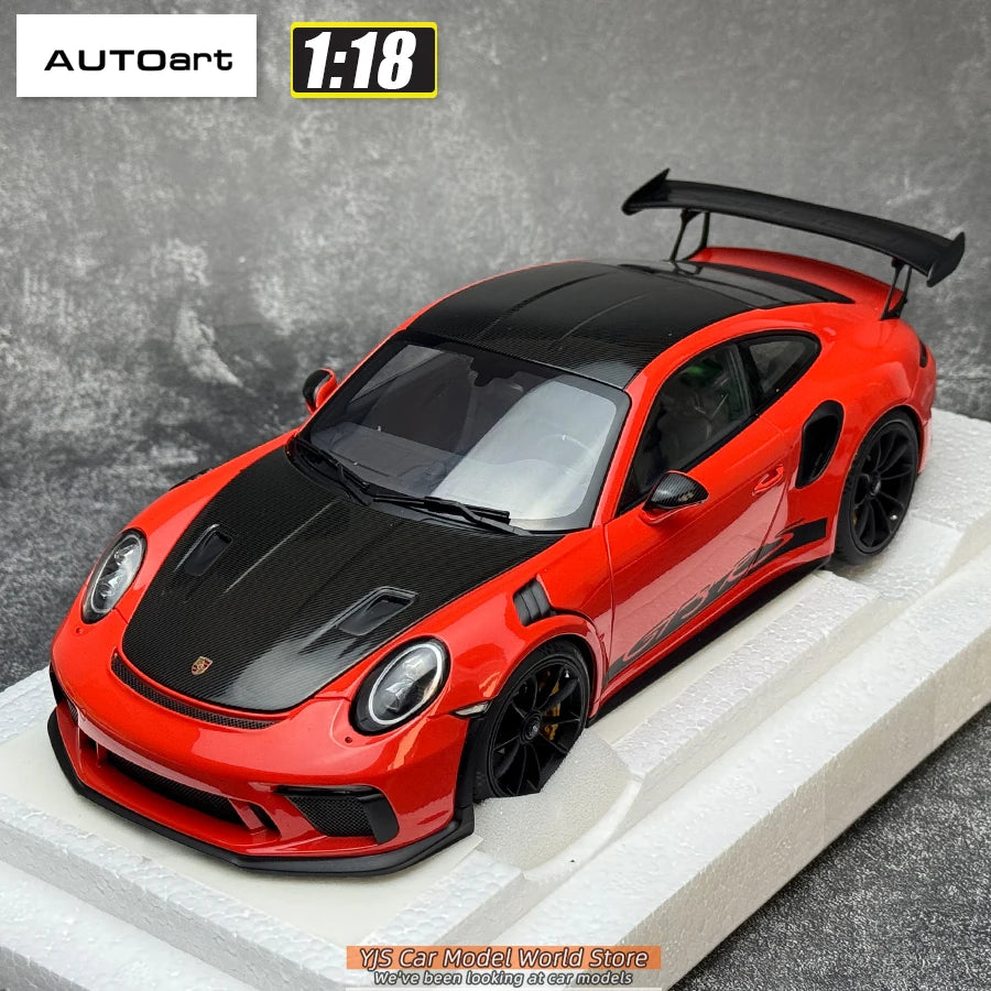 AUTOART 1/18 Porsche 911 (991.2) GT3 RS Weissach Package Car model  Send to a friend  Personal collection Static ornament
