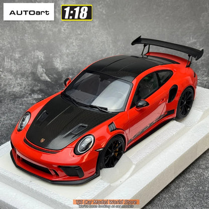 AUTOART 1/18 Porsche 911 (991.2) GT3 RS Weissach Package Car model  Send to a friend  Personal collection Static ornament