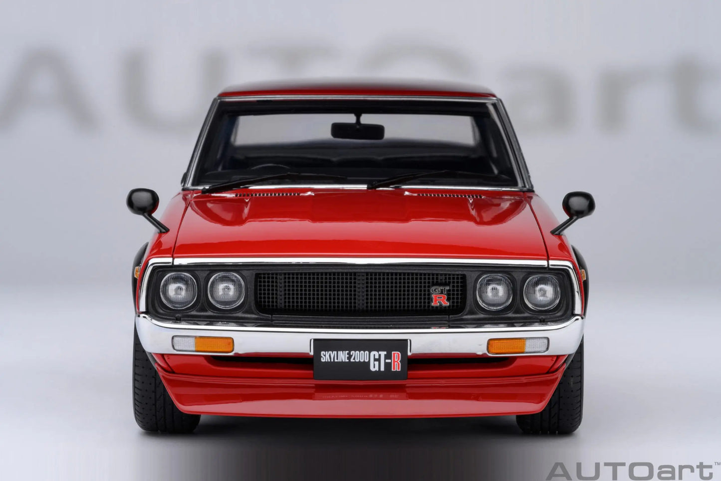 NISSAN SKYLINE 2000 GT-R (KPGC110) TUNED VERSION RS WATANABE WHEEL AUTOart 1/18 Static display model gift collection