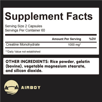 Micronized Creatine - Suitable for Muscle, Strength, Energy, and Recovery, Improve Athletic Performance