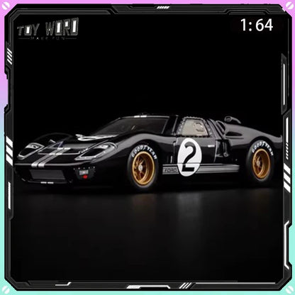 New Hot Wheels RLC Cars Model Ford GT40 MKII 1966 Le Mans Champion Car No. 2 Alloy Car model Kid Collection Toys boys fan Gifts