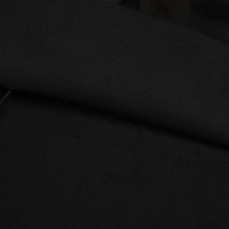 Women Black Patent Leather Pleated Mini Skirt High Waist Flared Gothic Punk Skirt Edgy Streetwear Skirt For Daily Wear & Dating