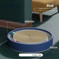 Interactive Round Cat Scratching Board with Ball Wear Resistant Corrugated Paper Multi Function Toy Cat Scratcher Accessories