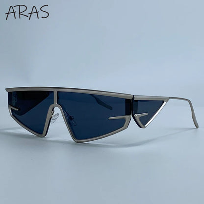 Y2K Punk Shield Irregular Sunglasses Women Luxury Brand Steampunk Cycling UV400 Goggle Eyewear Trendy WindProof Sun Glasses 2026