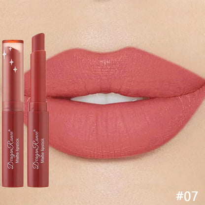 Nude Matte Waterproof Lipstick – Long‑Lasting Velvet Lip Cosmetics for Women