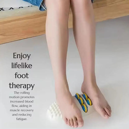 Hypoallergenic Foot Massage Mat with Acupressure Kneading Design, Non-Powered Plastic Reflexology Tool for Stress Re