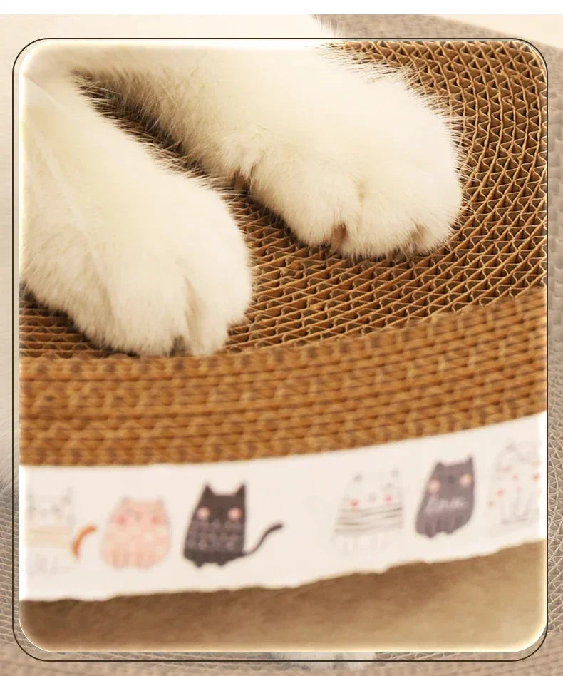 Cat Interactive Toy Rascador Para Gatos Cat Scratching Board Cat Scratcher Corrugated Cardboard Claw Grinding Cat Bed Nest