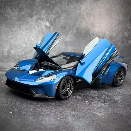 AUTOART 1:18 scale Ford GT ABS material Full Open car model Static Display Holiday gift collection Sports car model