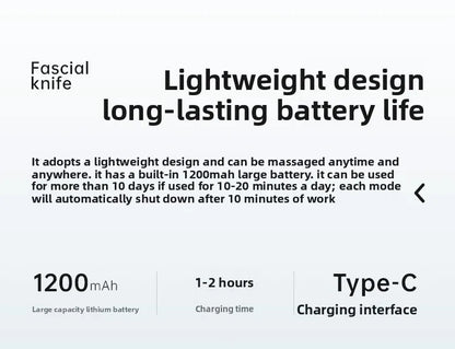 2026 New Electric Fascia Gun Deep Tissue Percussion Massager Guasha for Muscle Pain Relief Recovery Home Gym Travel Use