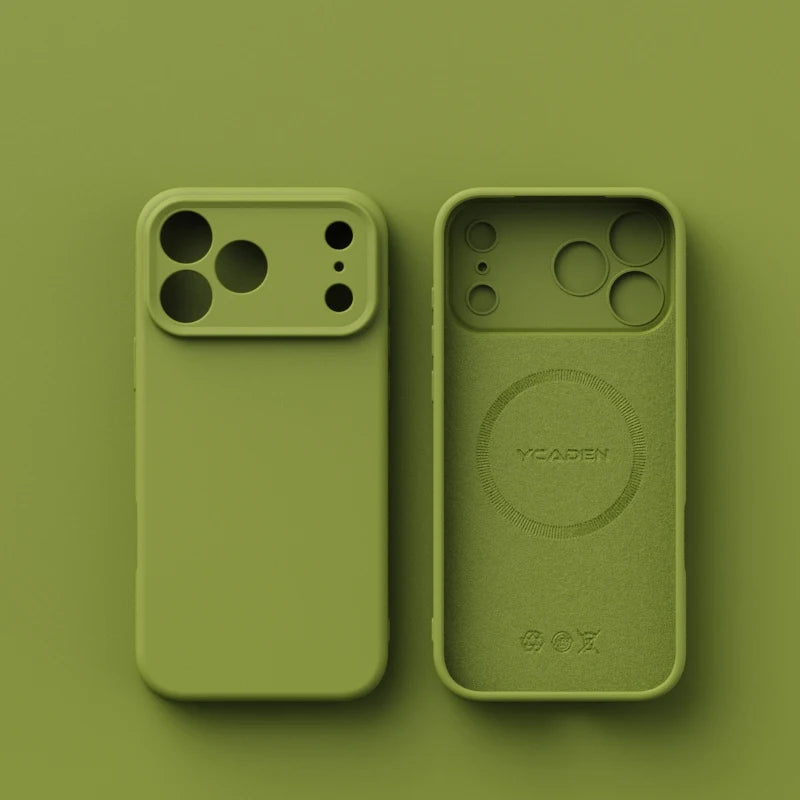 Official Liquid Silicone Magnetic Case For iPhone 17 Air 16 Plus 15 14 13 12 Pro Max  For Magsafe Wireless Charge Matte Cover