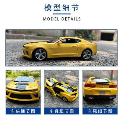 GM Chevrolet 1:18 Camaro 1968-2016 Diecast Model for Collections Display and Gift