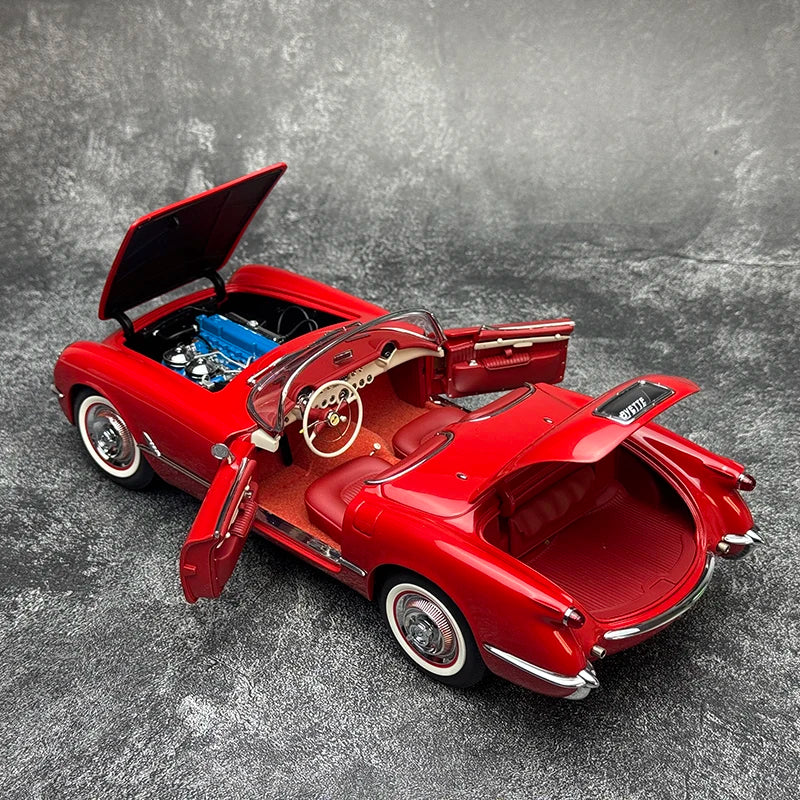 AUTOart diecast model 1/18 Corvette (1954) – Elvis Edition car model static display holiday gift collection