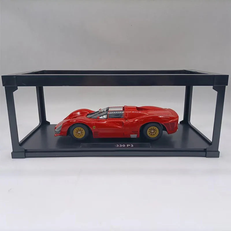 F 330 P3 4.0L V12 Scale1:18 Two-door Coupe Simulation Alloy Car Model Display Collectible Toy Gift Souvenir Decration