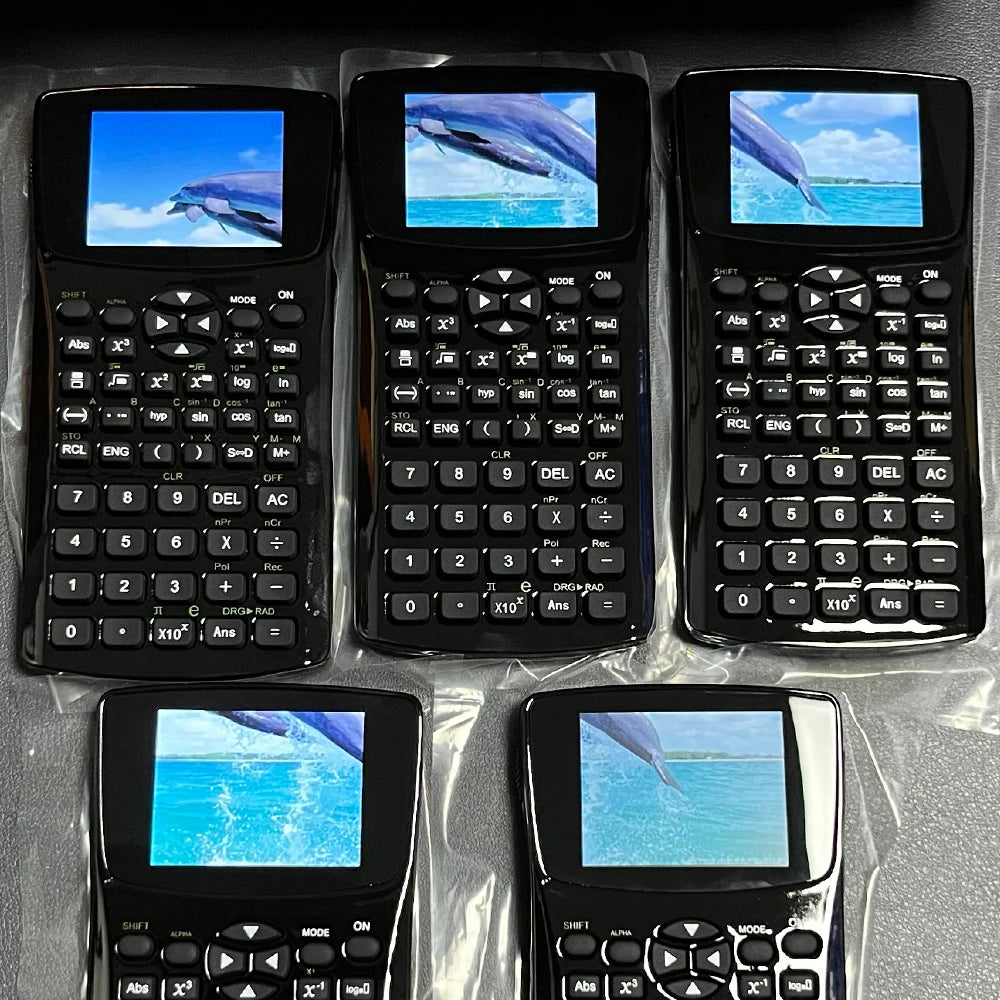 Advanced calculator with cheating options H888 magic calculator 4GB memory music video photo txt ebook student calculator with emergency button & screen Privacy Film (PF)