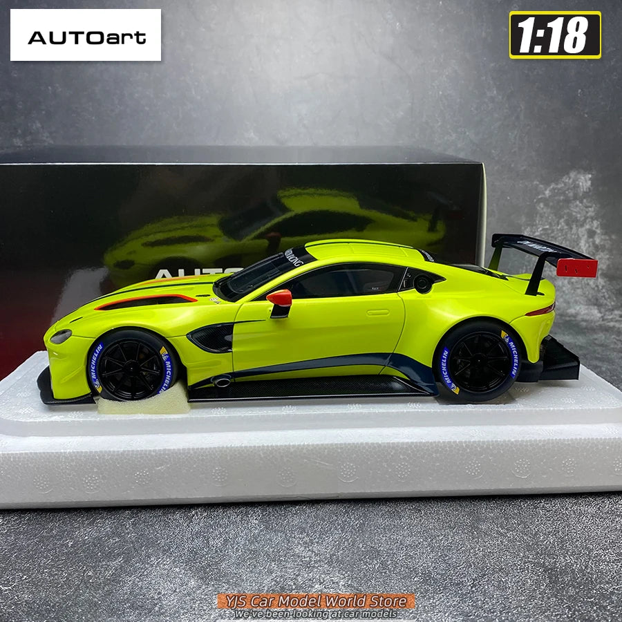 AUTOart 1/18 SCALE Aston Martin Vantage GTE Le Mans Pro 2018 Car model Static collection Furniture for display