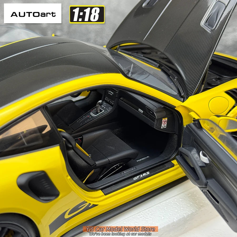 AUTOART 1/18 Porsche 911 (991.2) GT3 RS Weissach Package Car model  Send to a friend  Personal collection Static ornament