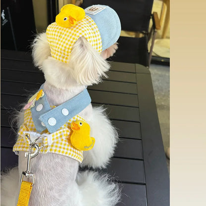 Pet Puppy Harness Leash Set for Small Mid Dogs Cat Walking Lead Chihuahua Bunny Vest Harness Poodle Collar Leash Dog Accessories