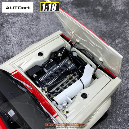 AUTOART Diecast car model 1/18 Nissan skyline GT-R 6#（RACING) 1971 Static display car models
