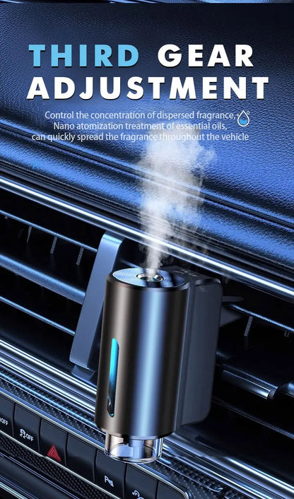 Car Air Vent Aromatherapy Humidifier Portable Electric Mist Diffuser Auto Odor Removal Freshener
