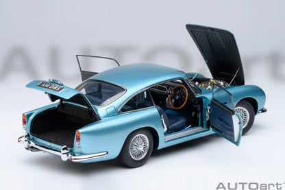Autoart 1/18 ASTON MARTIN DB5  ABS 007/Goldfinger Bond , door full open sports car model static decoration collection
