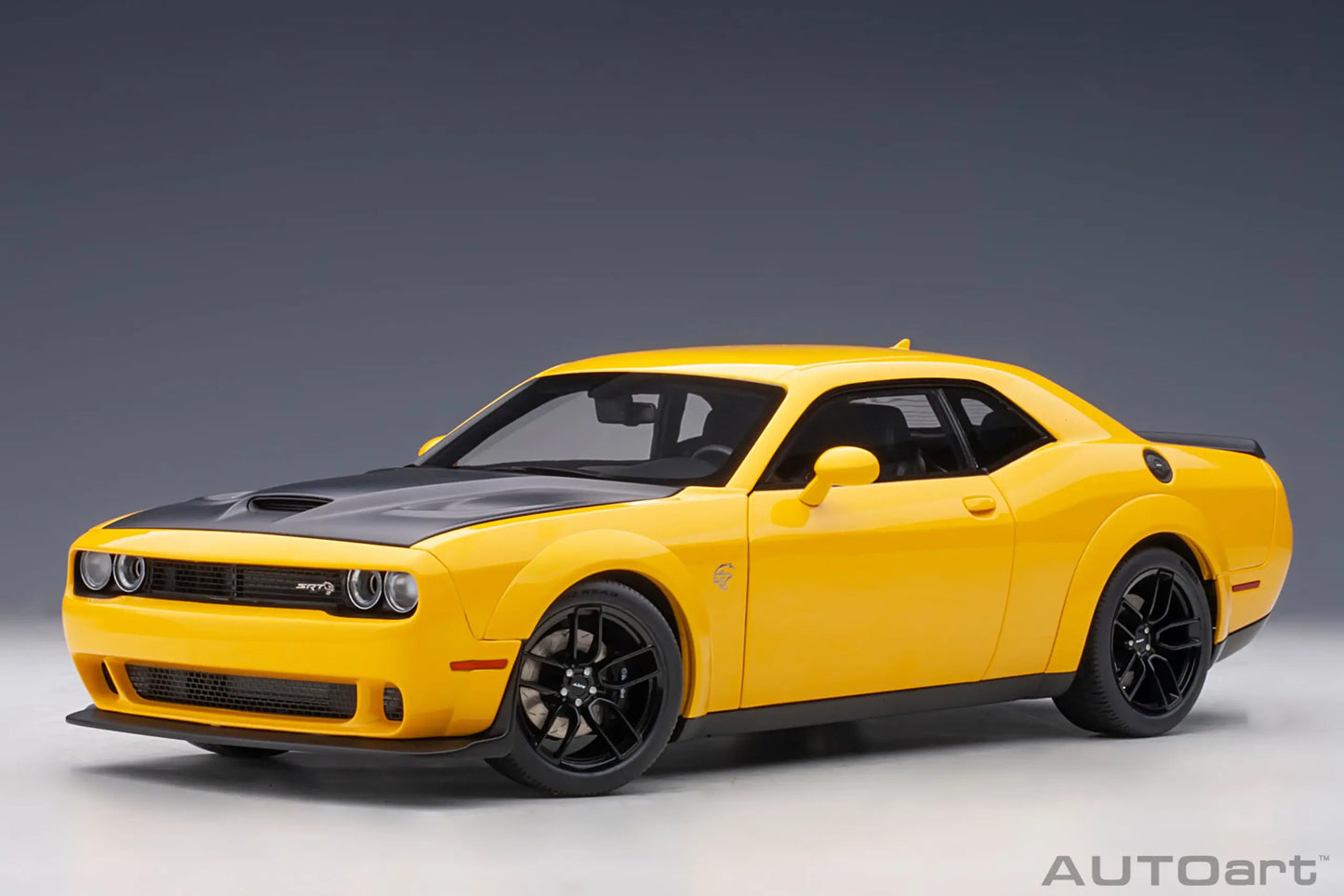 AUTOart 1/18 Dodge Challenger SRT 2023 Hellcat Widebody 2018 Car model Static model sports car birthday gift