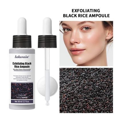 Lakrain Rice Peeling Ampoule Soft Exfoliating Face and Body Scrub Dead Skin Cells Blackhead Remover for All Skin Types  korean skin care