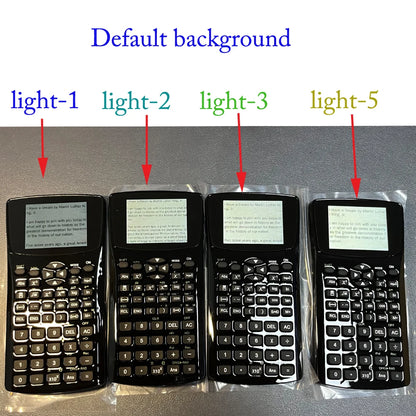 Advanced Calculator with cheating options Fashion student magic mp4 player calculator with emergency button quick response text video Screen Privacy Film ( PF)