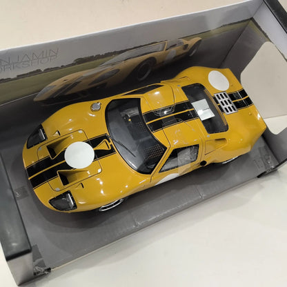 Diecast SOLIDO 1/18 Scale FORD GT40 Racing U1 Alloy Car Model