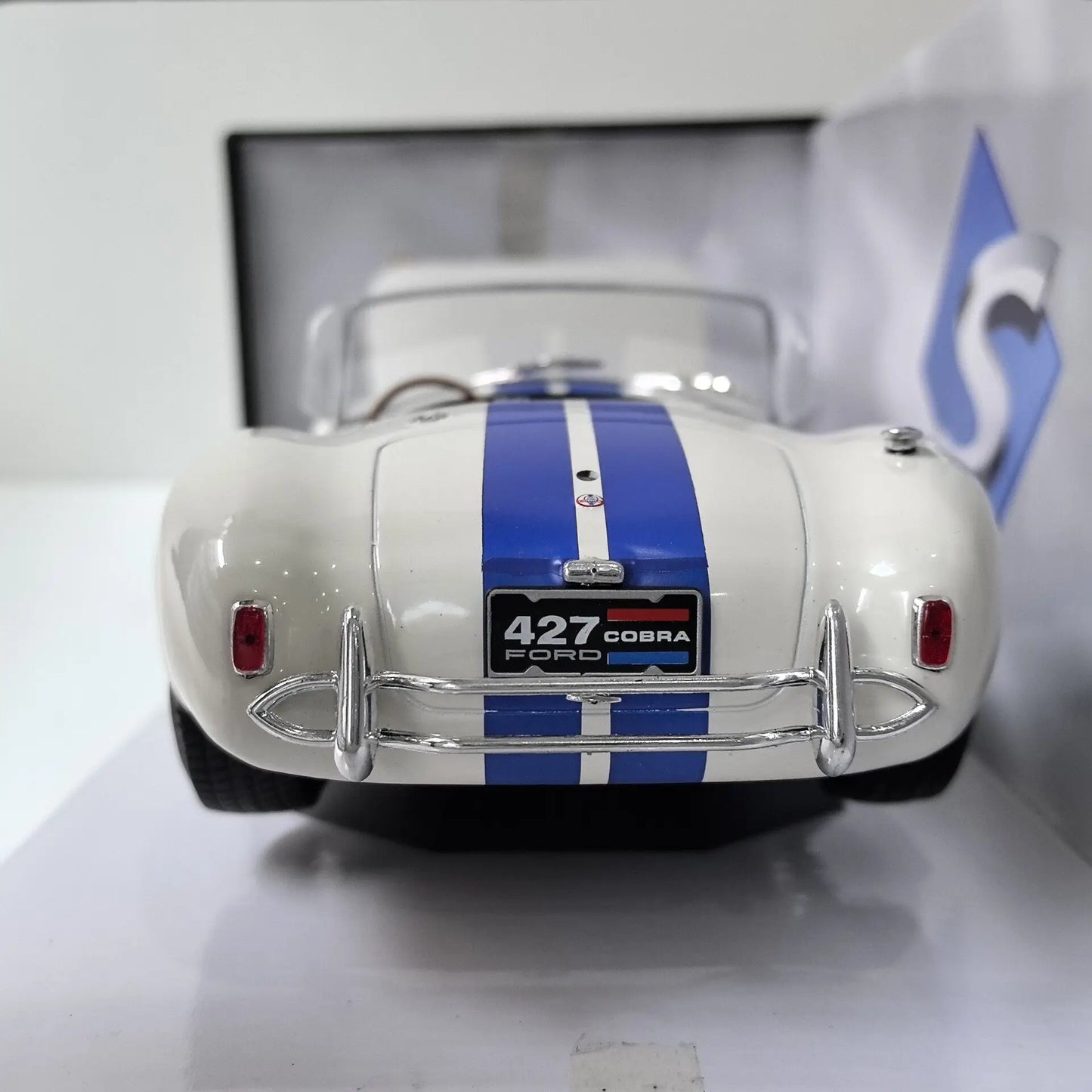 Diecast SOLIDO 1/18 Scale SHELBY COBRA 427 S/C 1965 S2 Alloy Car Model