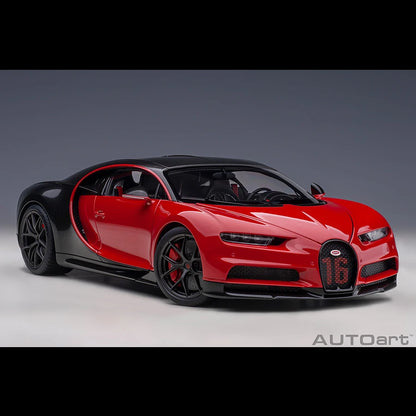 AUTOART New model 1/18 scale BUGATTI CHIRON SPORT 2019 Sports car model Static display Collection gift