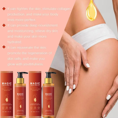 Firming Body Oil for Glowing Skin Repair Smooth Anti Cellulite Lifting Tighten Lightening Improve Dry Moisturizing Massage Care