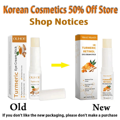 Hoygi Eye Fat Granules Removal Eyestick Anti-Puffiness Firming Cream Anti Inflammatory Fade Fine Line Repair Skin Barrier Skin Care