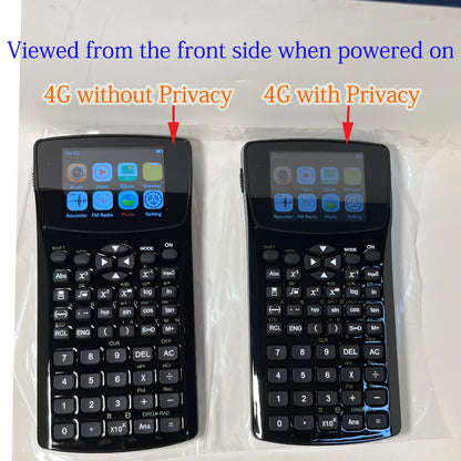 Advanced calculator with cheating options H888 magic calculator 4GB memory music video photo txt ebook student calculator with emergency button & screen Privacy Film (PF)