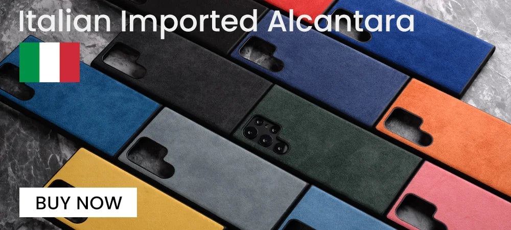 Magnetic ALCANTARA Case for Samsung Galaxy S25 S24 Ultra 5G Luxury Business Supercar Same Luxury Suede Leather Phone Cases