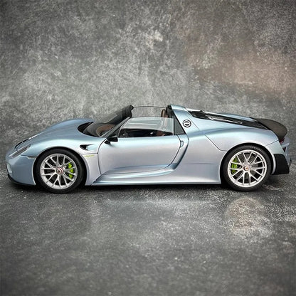 AUTOART car model simulation 1/18 Porsche 918 Car Model alloy room ornament display cars model boy collection christmas gift