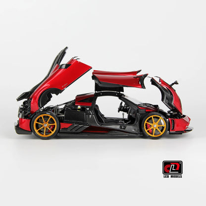 LCD CLD Diecast model 1/18 scale Pagani Imola Metal static decoration Holiday gift collection