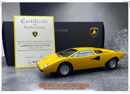 AUTOart 1/18 FOR Lamborghini Countach LP400 Car model   Sports car model metal Send to a friend Holiday gift