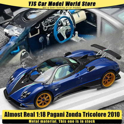 Almost Real diecast model 1:18 Pagani Zonda Tricolore - 2010  car model alloy collection gift to friends and family